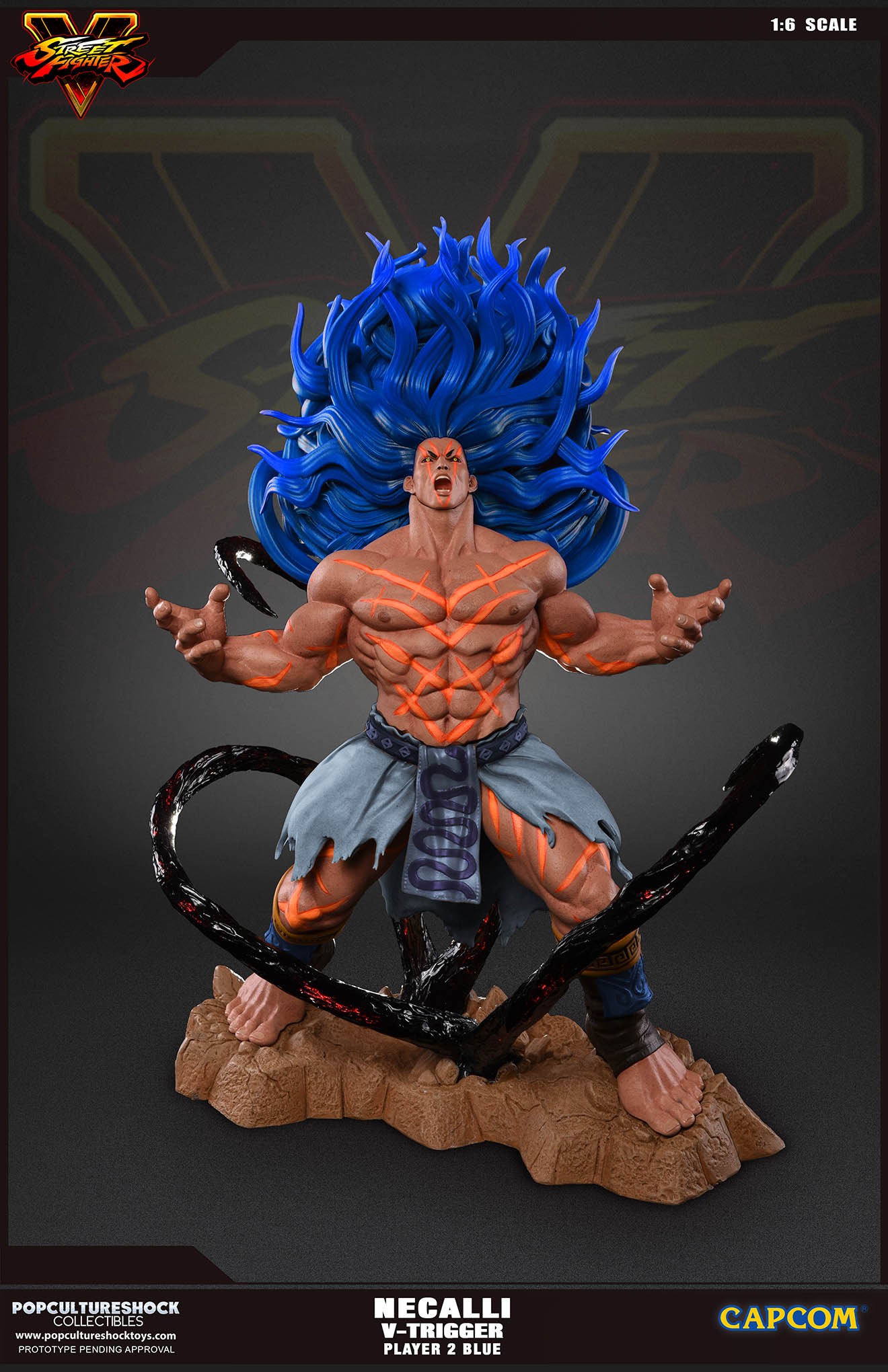 Street Fighter V - Necalli - V-Trigger Statue - 1/6 - PCS Exclusive, Player 2 (Premium Collectibles Studio) photo 3