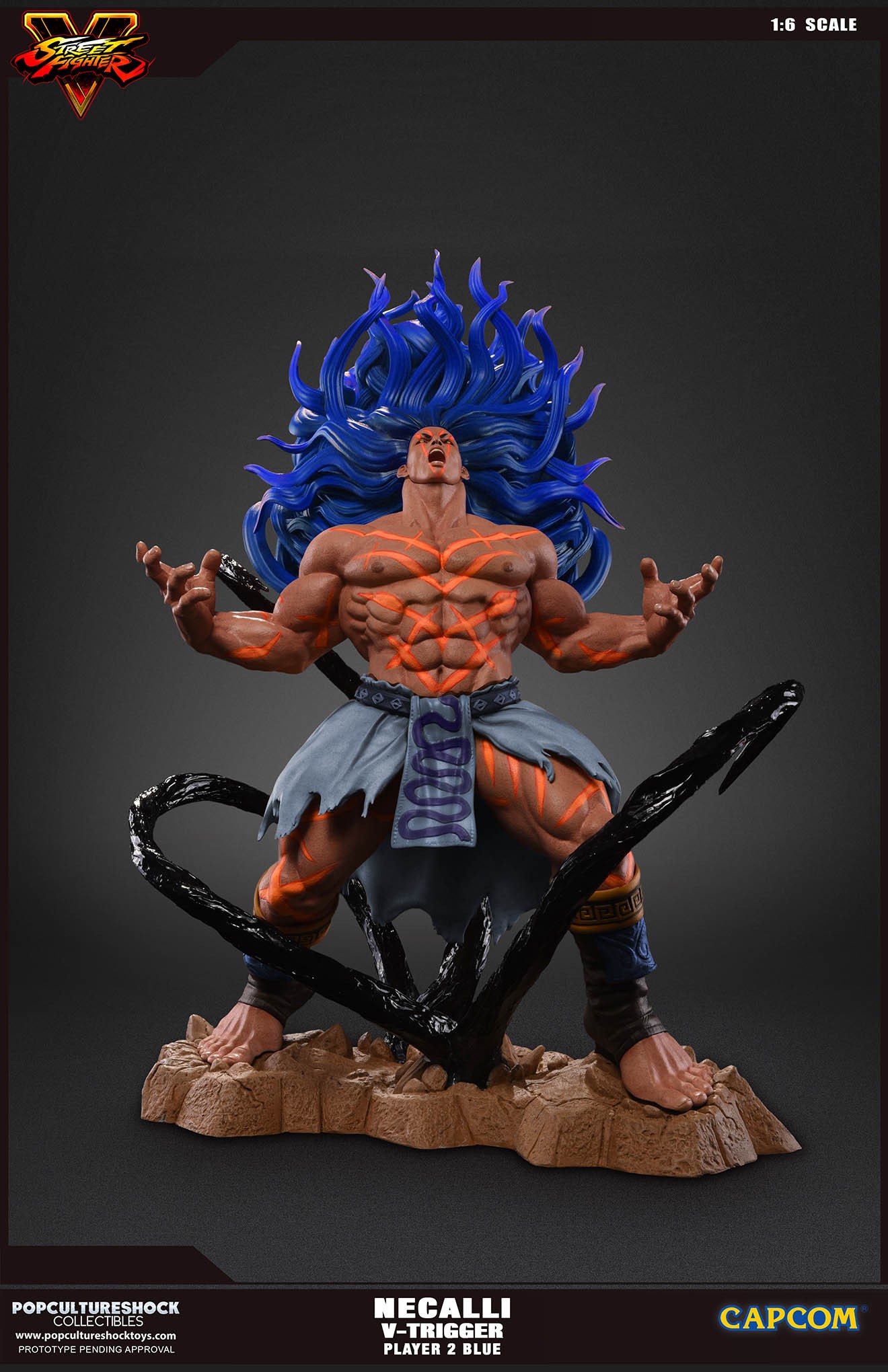 Street Fighter V - Necalli - V-Trigger Statue - 1/6 - PCS Exclusive, Player 2 (Premium Collectibles Studio) photo 9