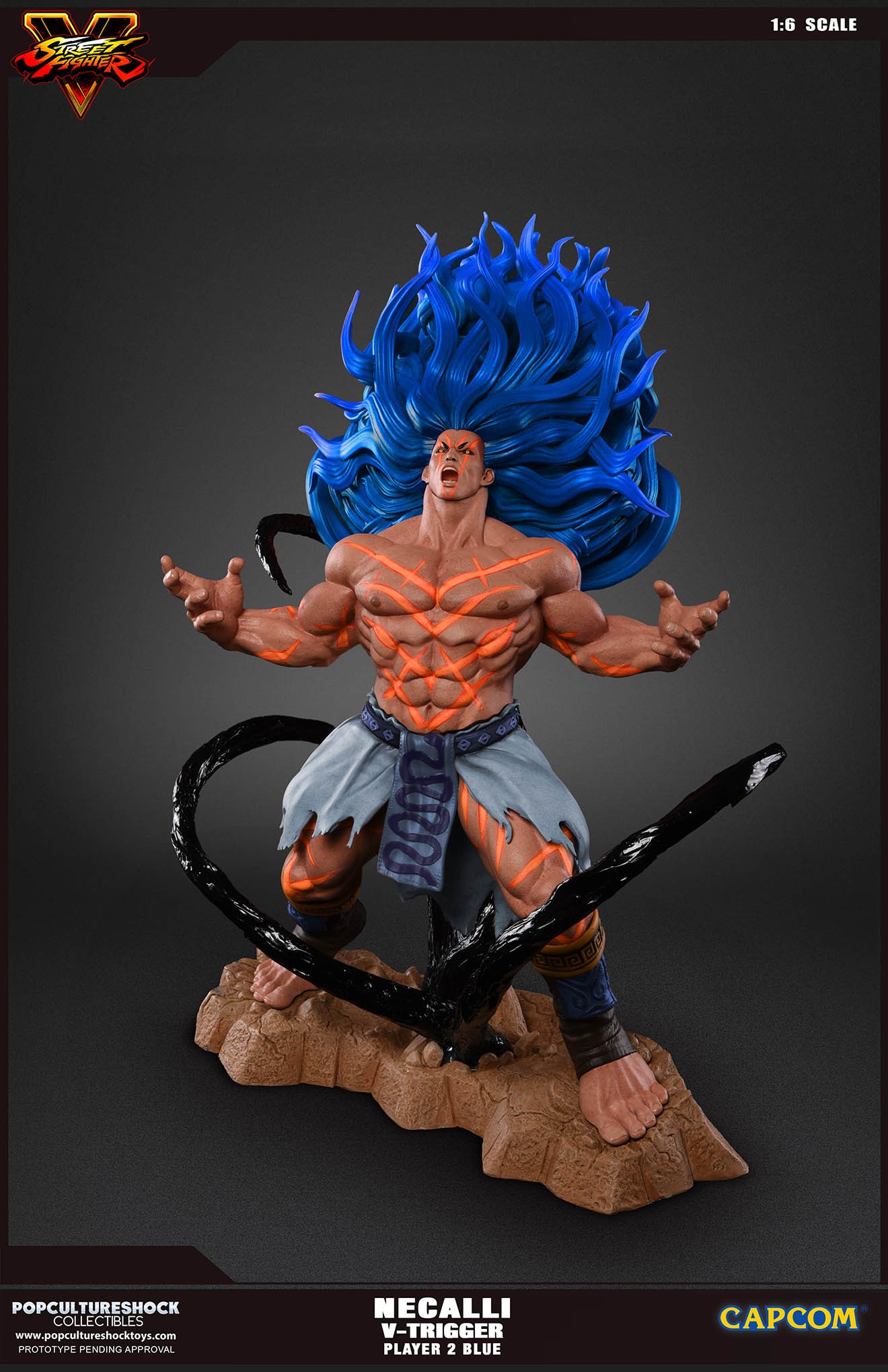 Street Fighter V - Necalli - V-Trigger Statue - 1/6 - PCS Exclusive, Player 2 (Premium Collectibles Studio) photo 12