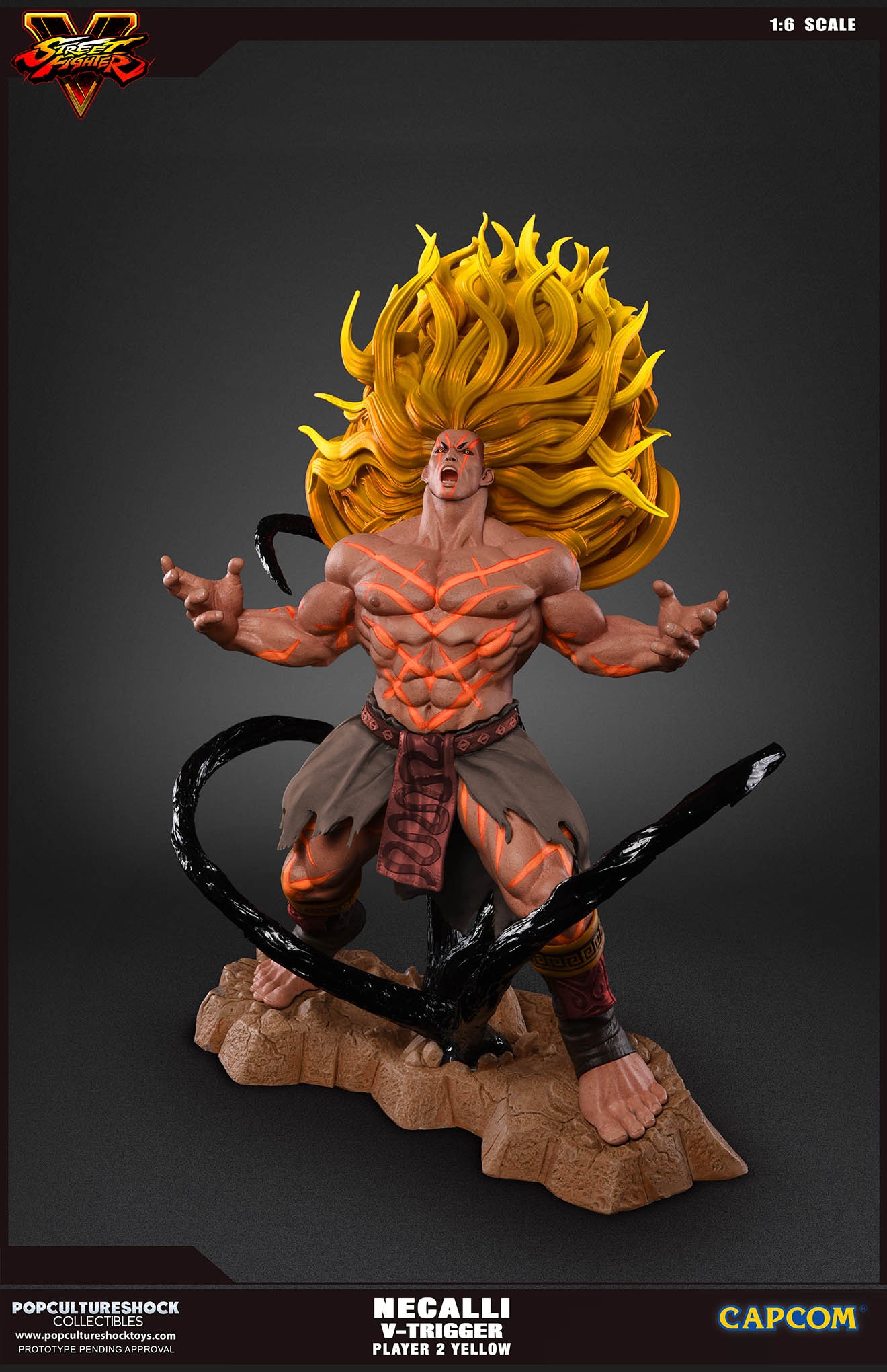 Street Fighter V - Necalli - V-Trigger Statue - 1/6 - PCS Exclusive, Player 2 (Premium Collectibles Studio) photo 2