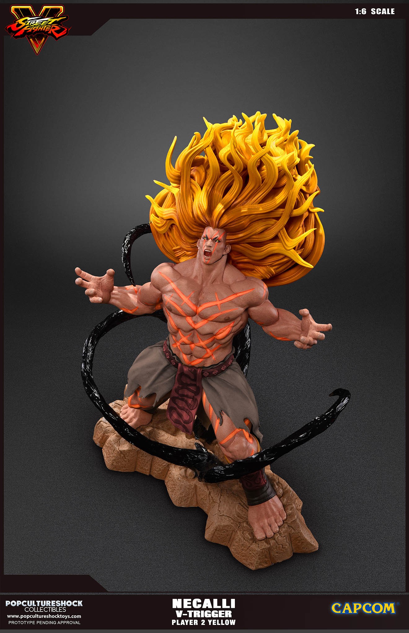 Street Fighter V - Necalli - V-Trigger Statue - 1/6 - PCS Exclusive, Player 2 (Premium Collectibles Studio) photo 4