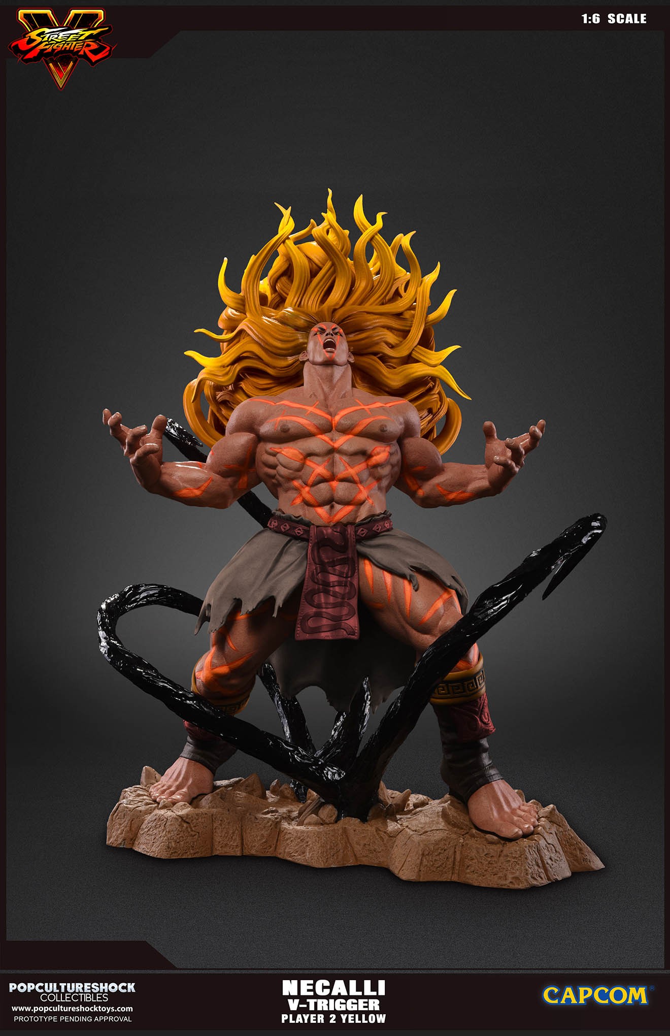 Street Fighter V - Necalli - V-Trigger Statue - 1/6 - PCS Exclusive, Player 2 (Premium Collectibles Studio) photo 5
