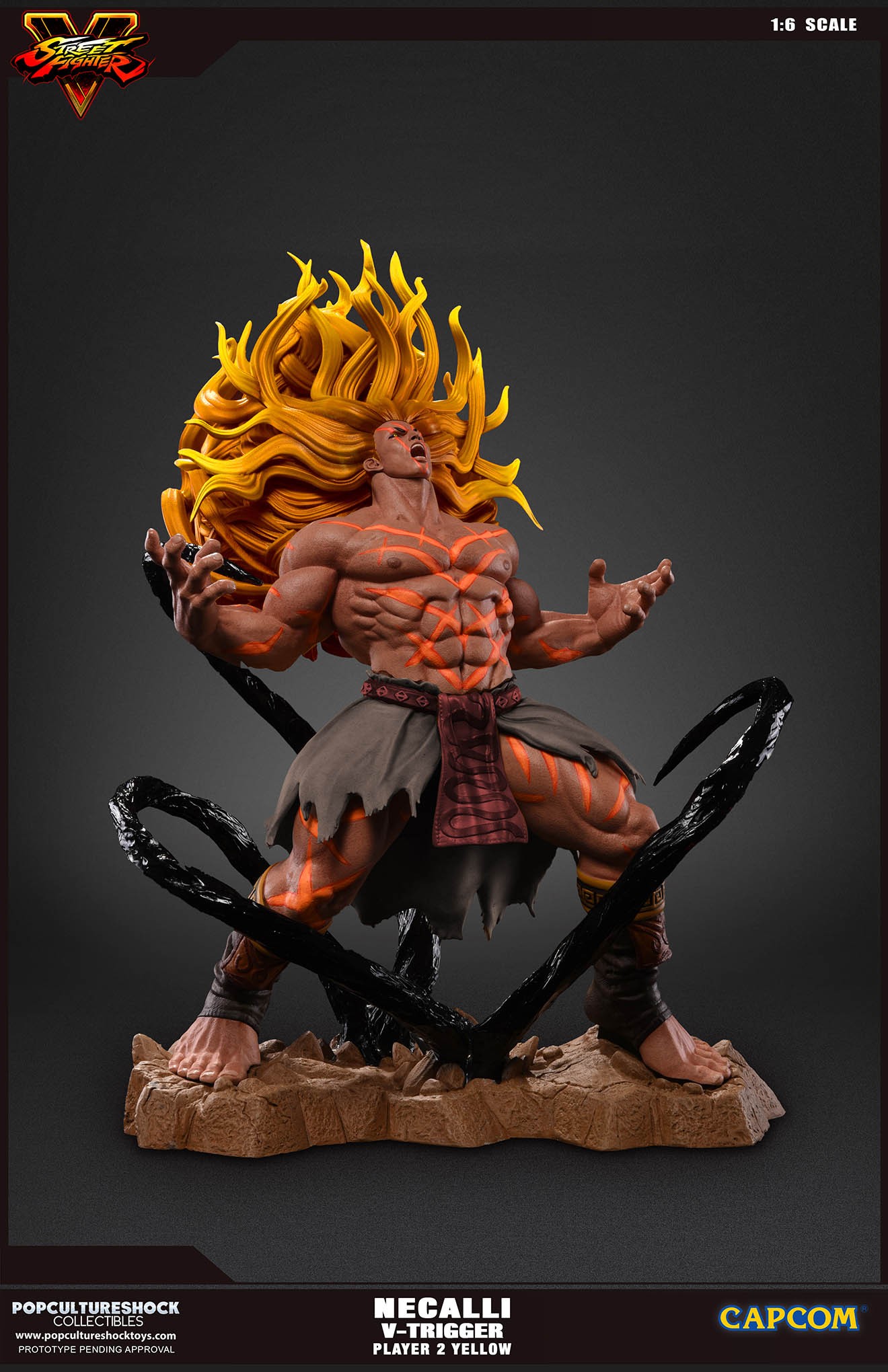 Street Fighter V - Necalli - V-Trigger Statue - 1/6 - PCS Exclusive, Player 2 (Premium Collectibles Studio) photo 6