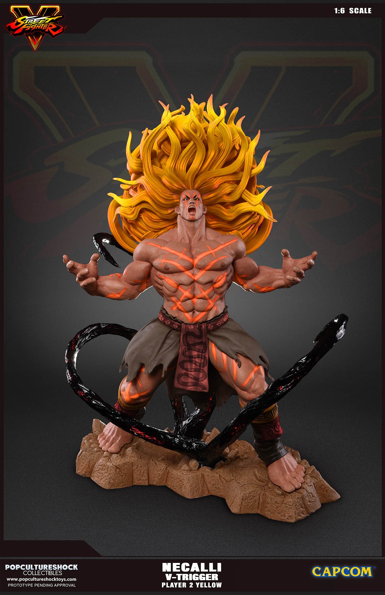 Street Fighter V - Necalli - V-Trigger Statue - 1/6 - PCS Exclusive, Player 2 (Premium Collectibles Studio) photo 7