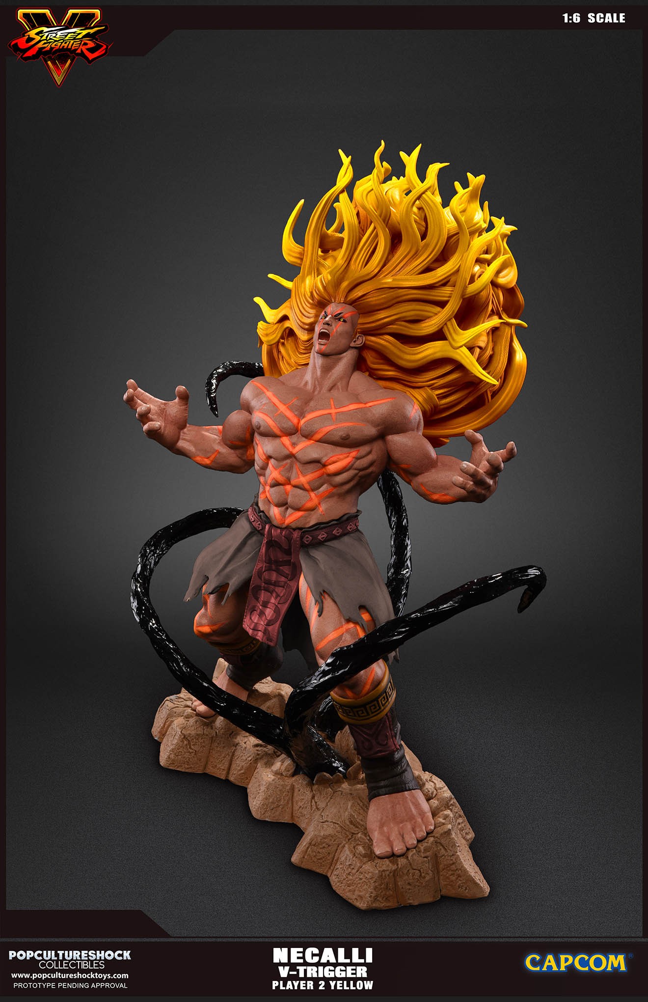Street Fighter V - Necalli - V-Trigger Statue - 1/6 - PCS Exclusive, Player 2 (Premium Collectibles Studio) photo 8