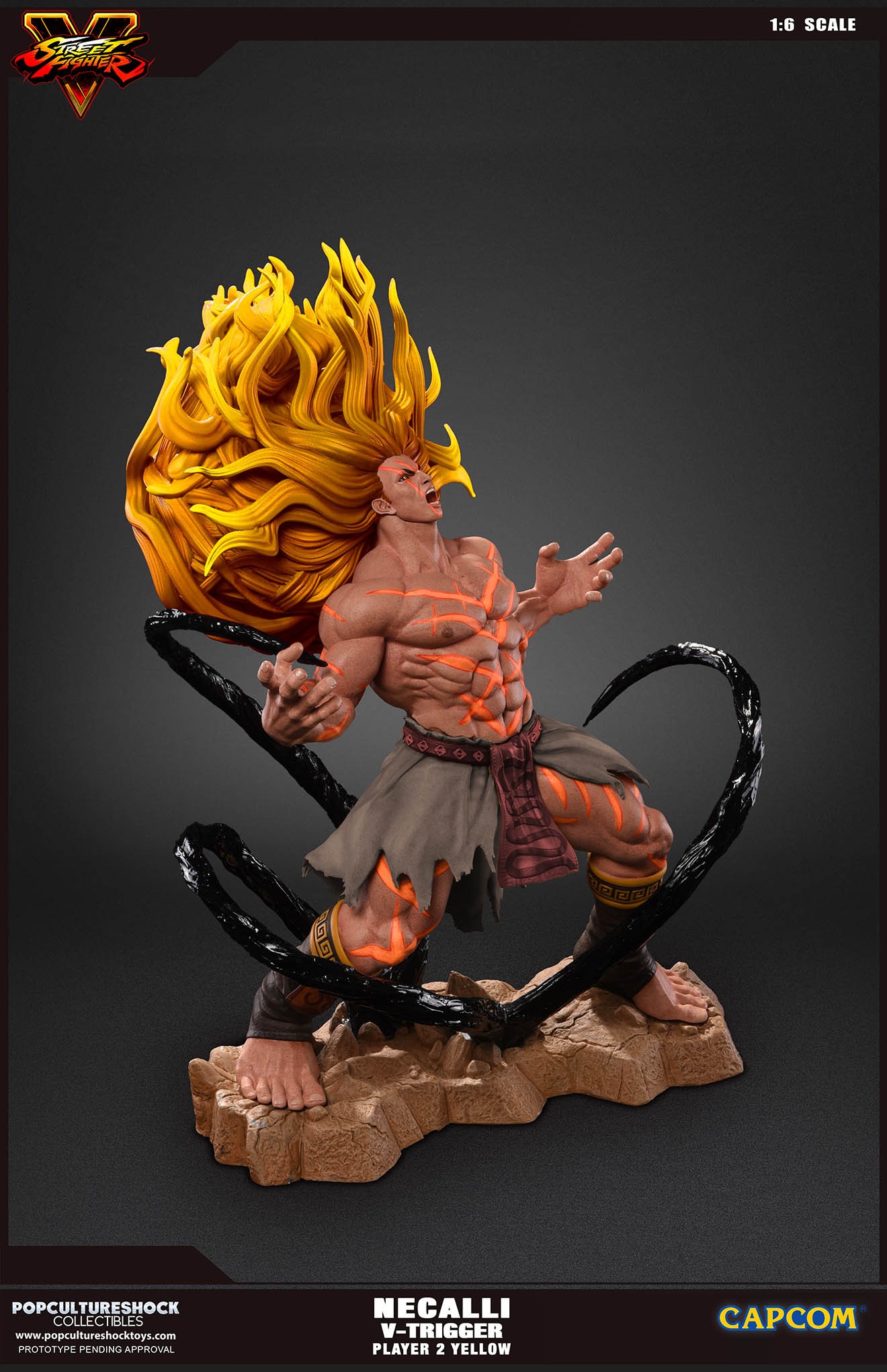 Street Fighter V - Necalli - V-Trigger Statue - 1/6 - PCS Exclusive, Player 2 (Premium Collectibles Studio) photo 12