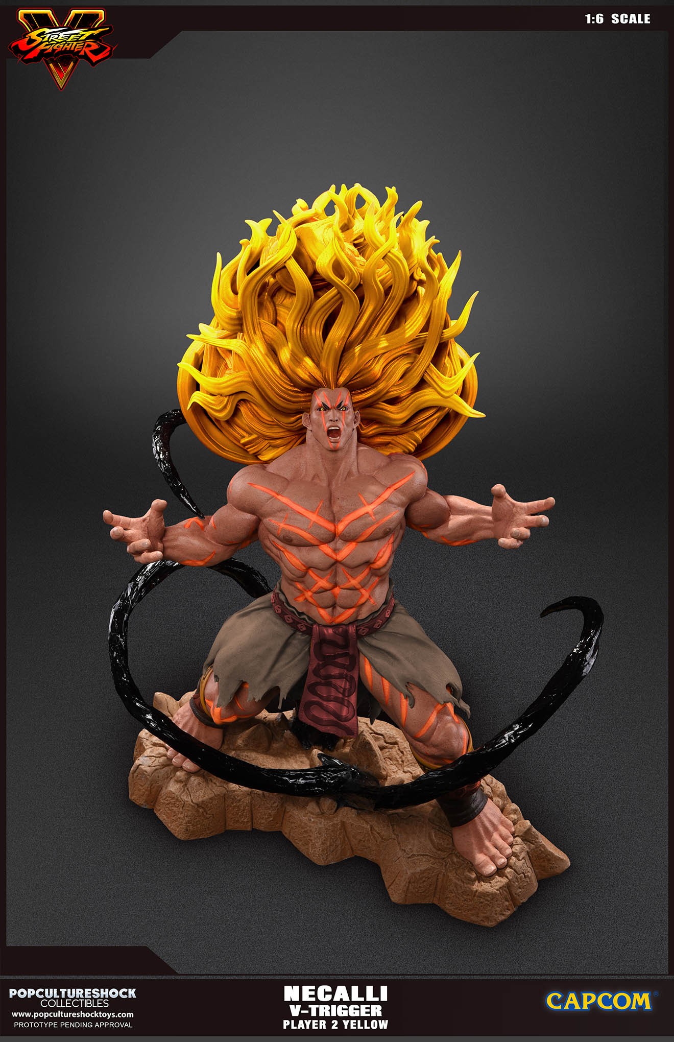 Street Fighter V - Necalli - V-Trigger Statue - 1/6 - PCS Exclusive, Player 2 (Premium Collectibles Studio) photo 13