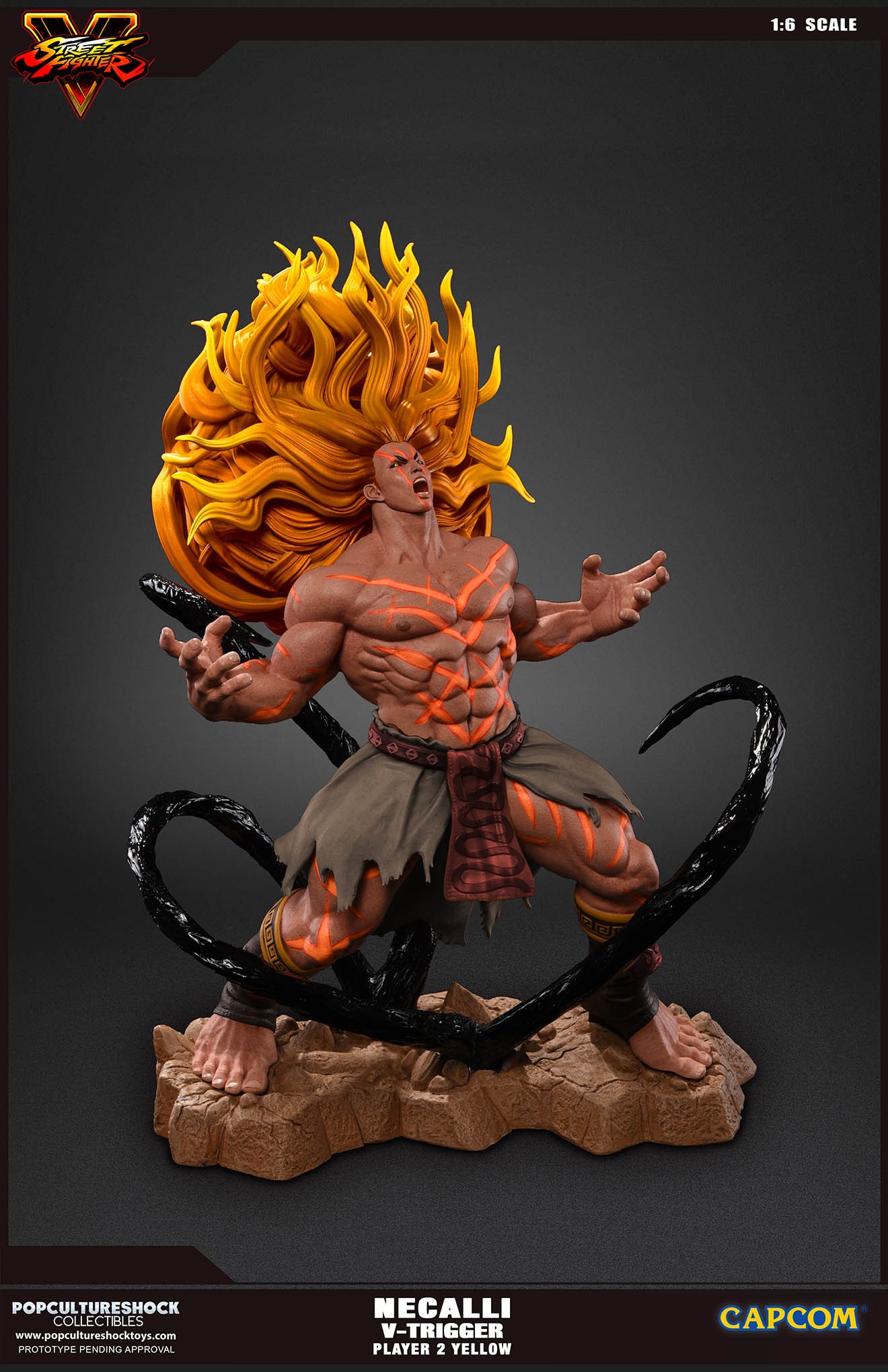 Street Fighter V - Necalli - V-Trigger Statue - 1/6 - PCS Exclusive, Player 2 (Premium Collectibles Studio) photo 14