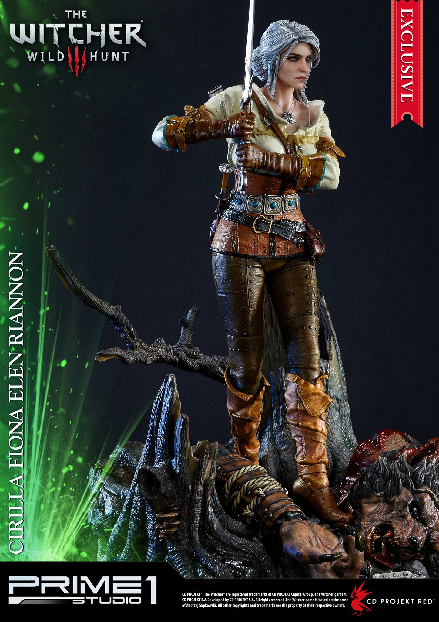 The Witcher 3: Wild Hunt - Ciri - Premium Masterline  (PMW3-03) - 1/4 (Prime 1 Studio) photo 7