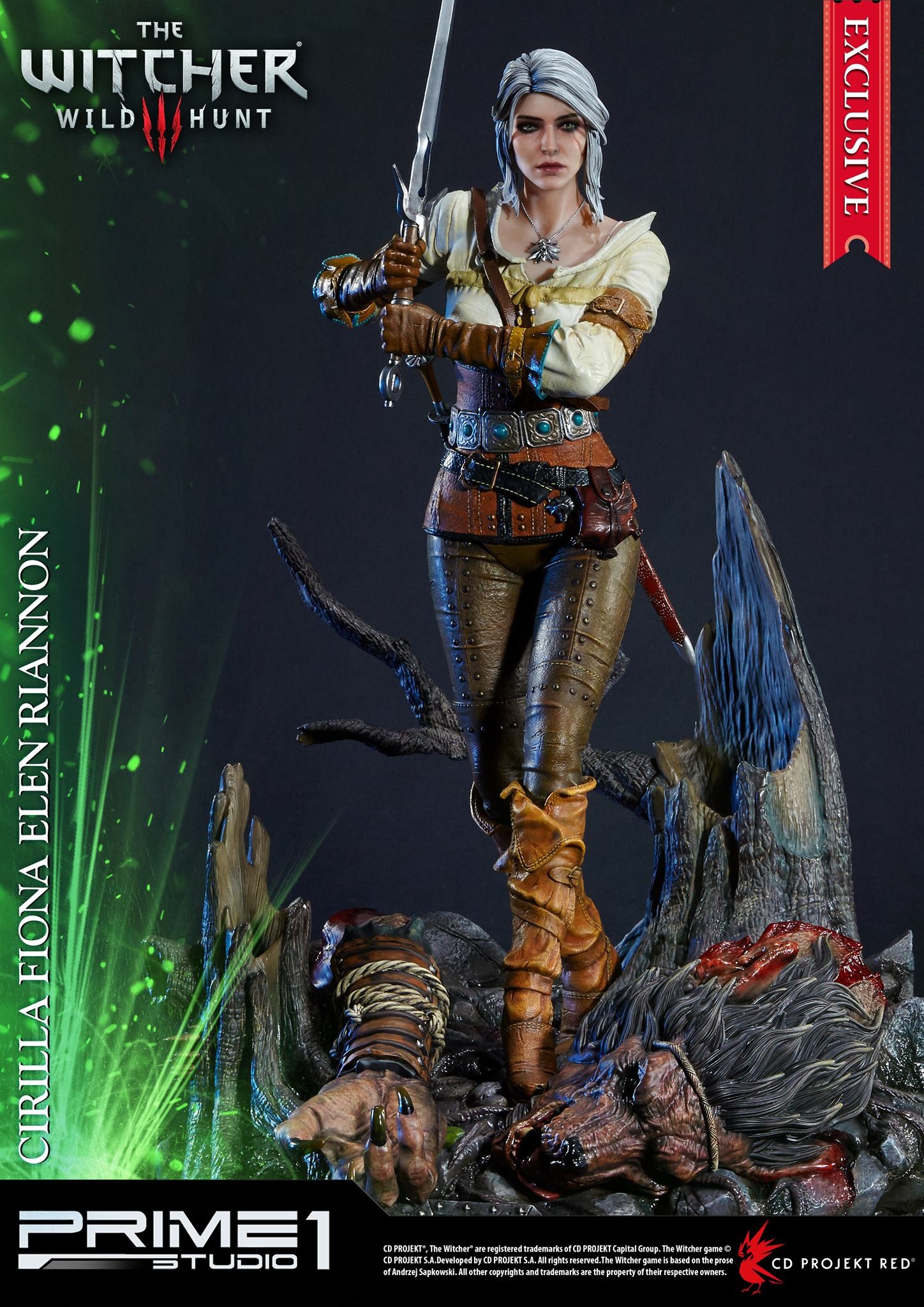 The Witcher 3: Wild Hunt - Ciri - Premium Masterline  (PMW3-03) - 1/4 (Prime 1 Studio) photo 14