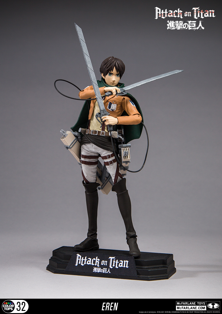 Shingeki no Kyojin - Eren Yeager - Color Tops: Green Wave (#32) - McFarlane Collector Program (McFarlane Toys) photo 2