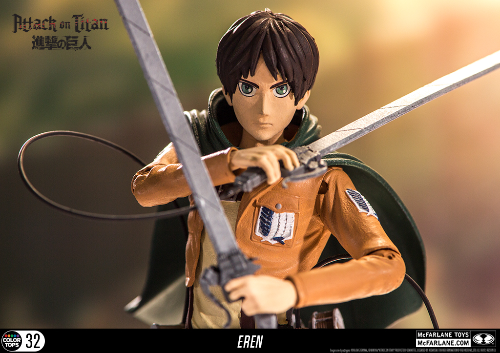 Shingeki no Kyojin - Eren Yeager - Color Tops: Green Wave (#32) - McFarlane Collector Program (McFarlane Toys) photo 3