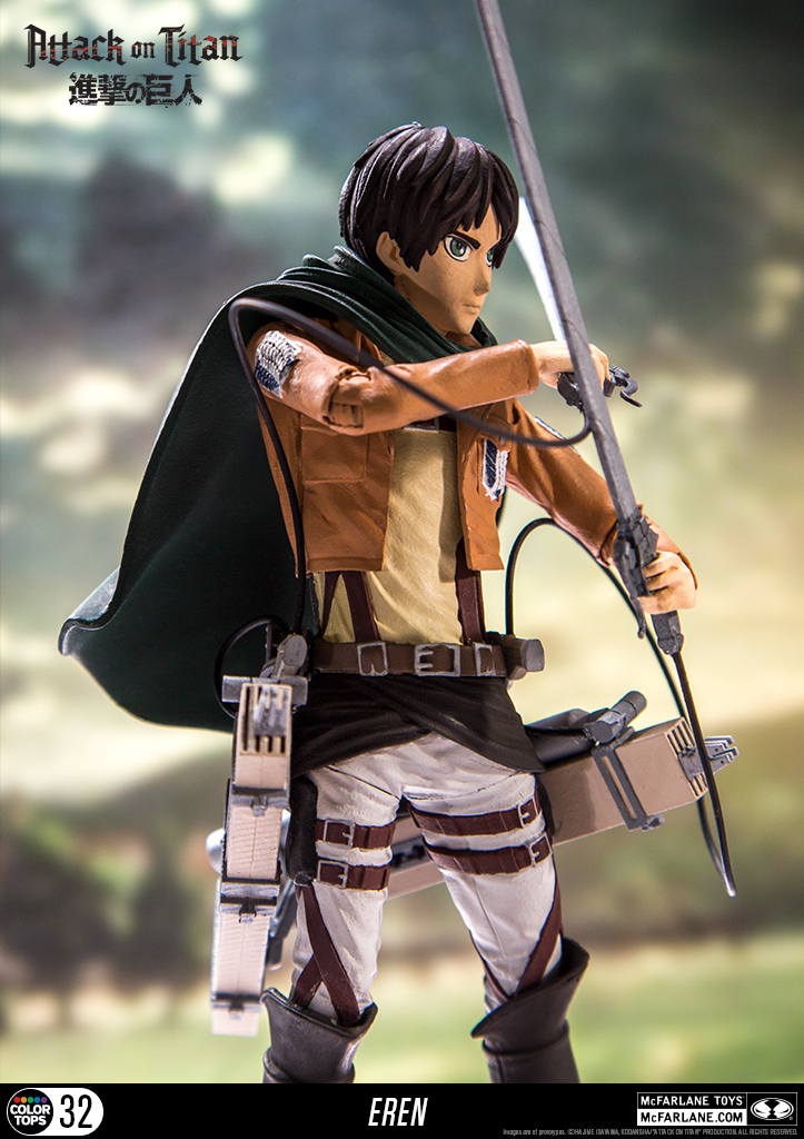 Shingeki no Kyojin - Eren Yeager - Color Tops: Green Wave (#32) - McFarlane Collector Program (McFarlane Toys) photo 4