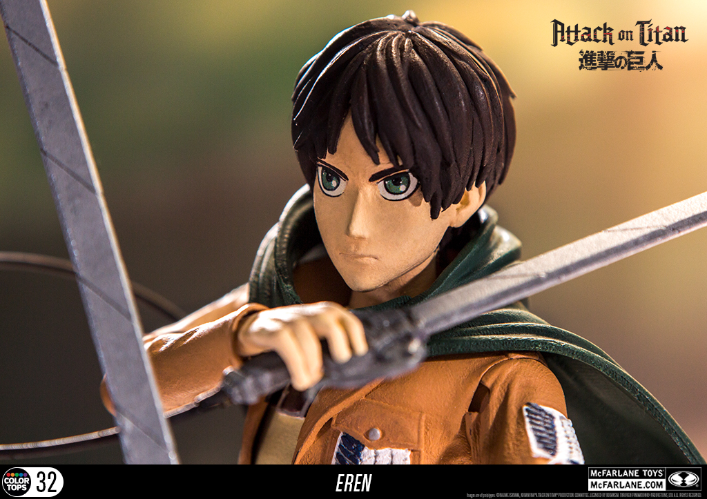 Shingeki no Kyojin - Eren Yeager - Color Tops: Green Wave (#32) - McFarlane Collector Program (McFarlane Toys) photo 5
