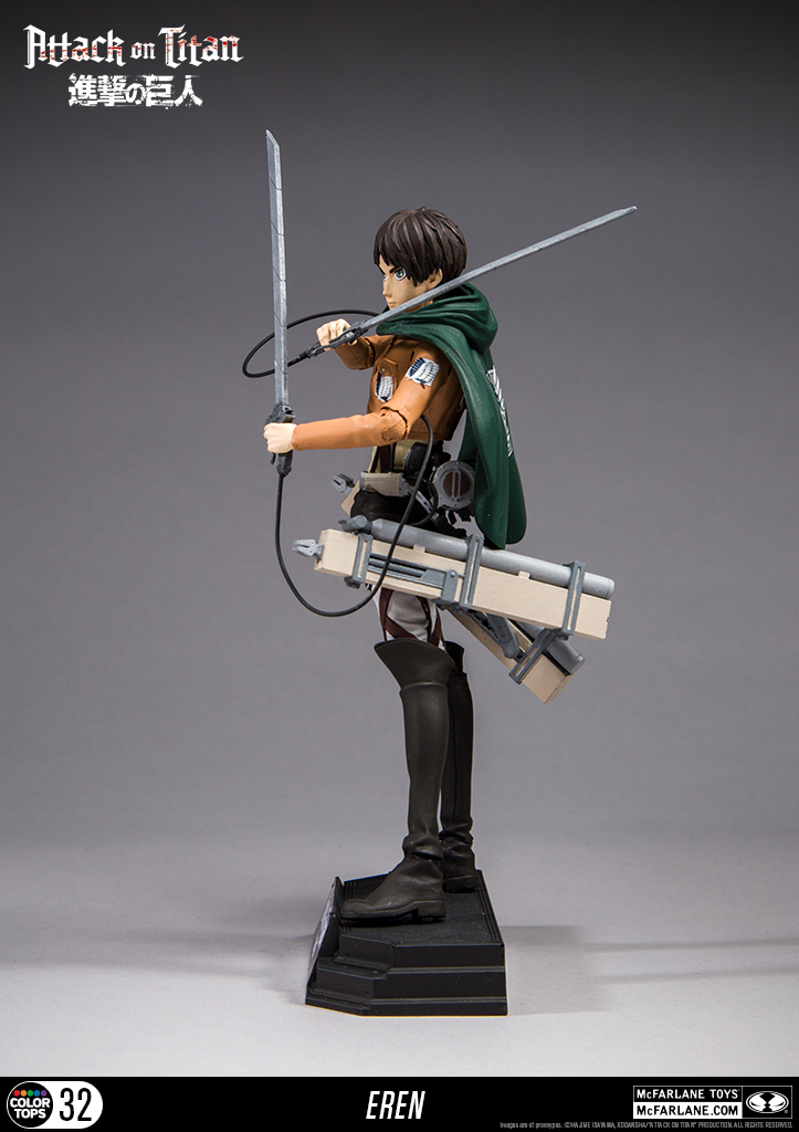 Shingeki no Kyojin - Eren Yeager - Color Tops: Green Wave (#32) - McFarlane Collector Program (McFarlane Toys) photo 7