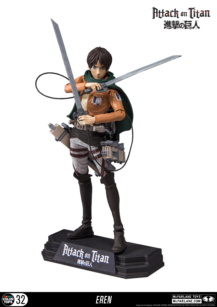 Shingeki no Kyojin - Eren Yeager - Color Tops: Green Wave (#32) - McFarlane Collector Program (McFarlane Toys) photo 8