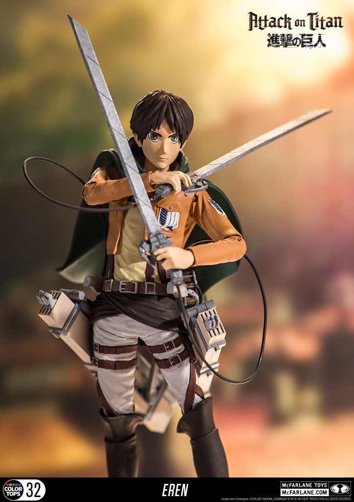 Shingeki no Kyojin - Eren Yeager - Color Tops: Green Wave (#32) - McFarlane Collector Program (McFarlane Toys) photo 9