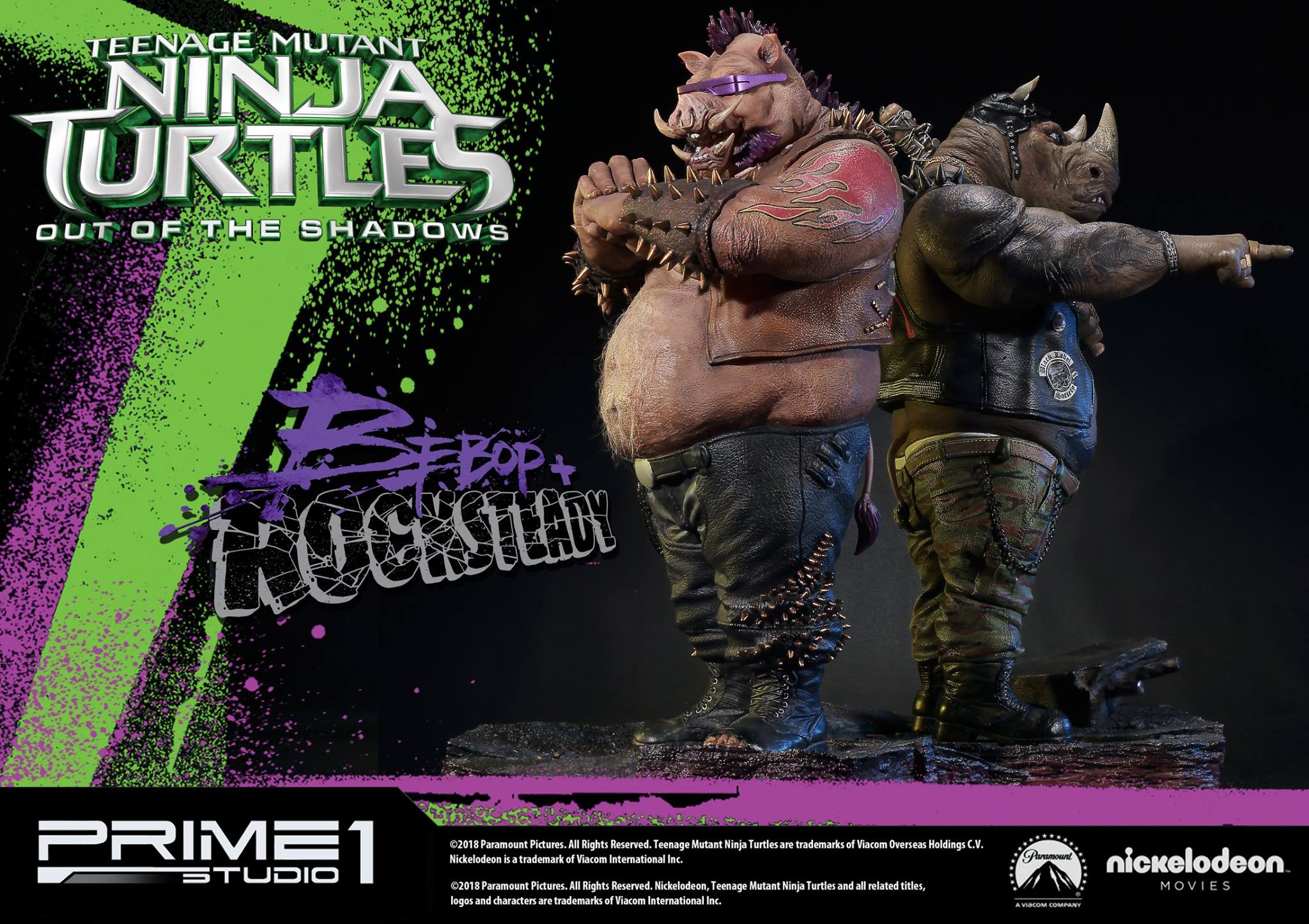 Teenage Mutant Ninja Turtles: Out of the Shadows - Rocksteady - Premium Masterline  (PMTMNT-02) - 1/4 (Prime 1 Studio) photo 3
