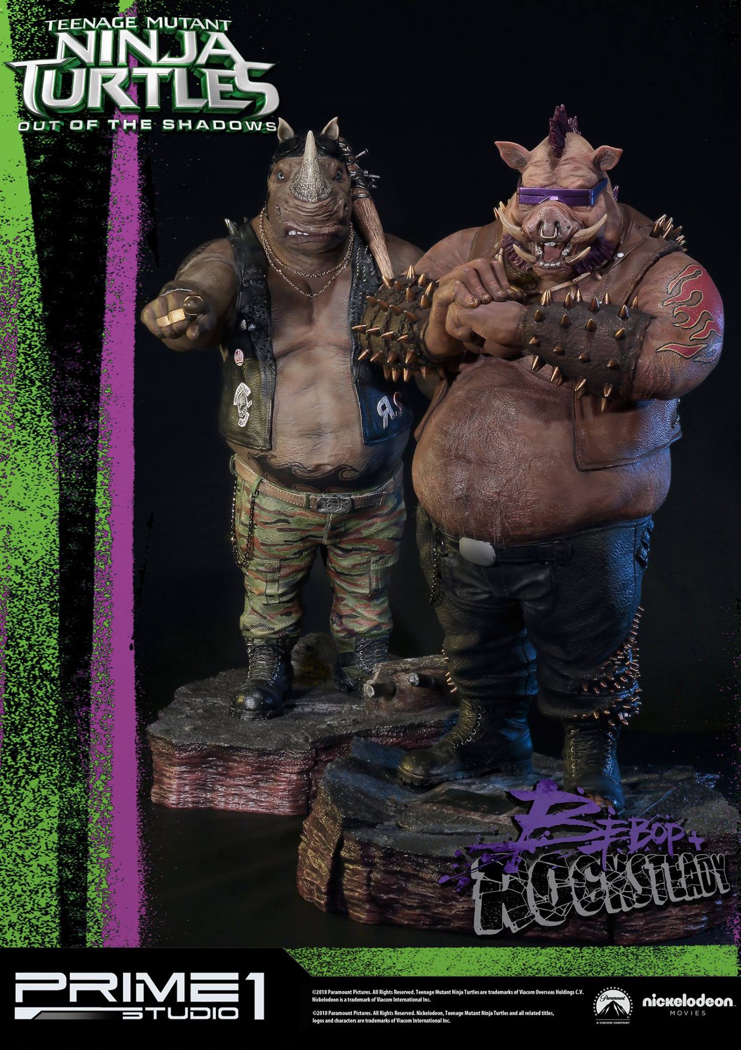 Teenage Mutant Ninja Turtles: Out of the Shadows - Rocksteady - Premium Masterline  (PMTMNT-02) - 1/4 (Prime 1 Studio) photo 5