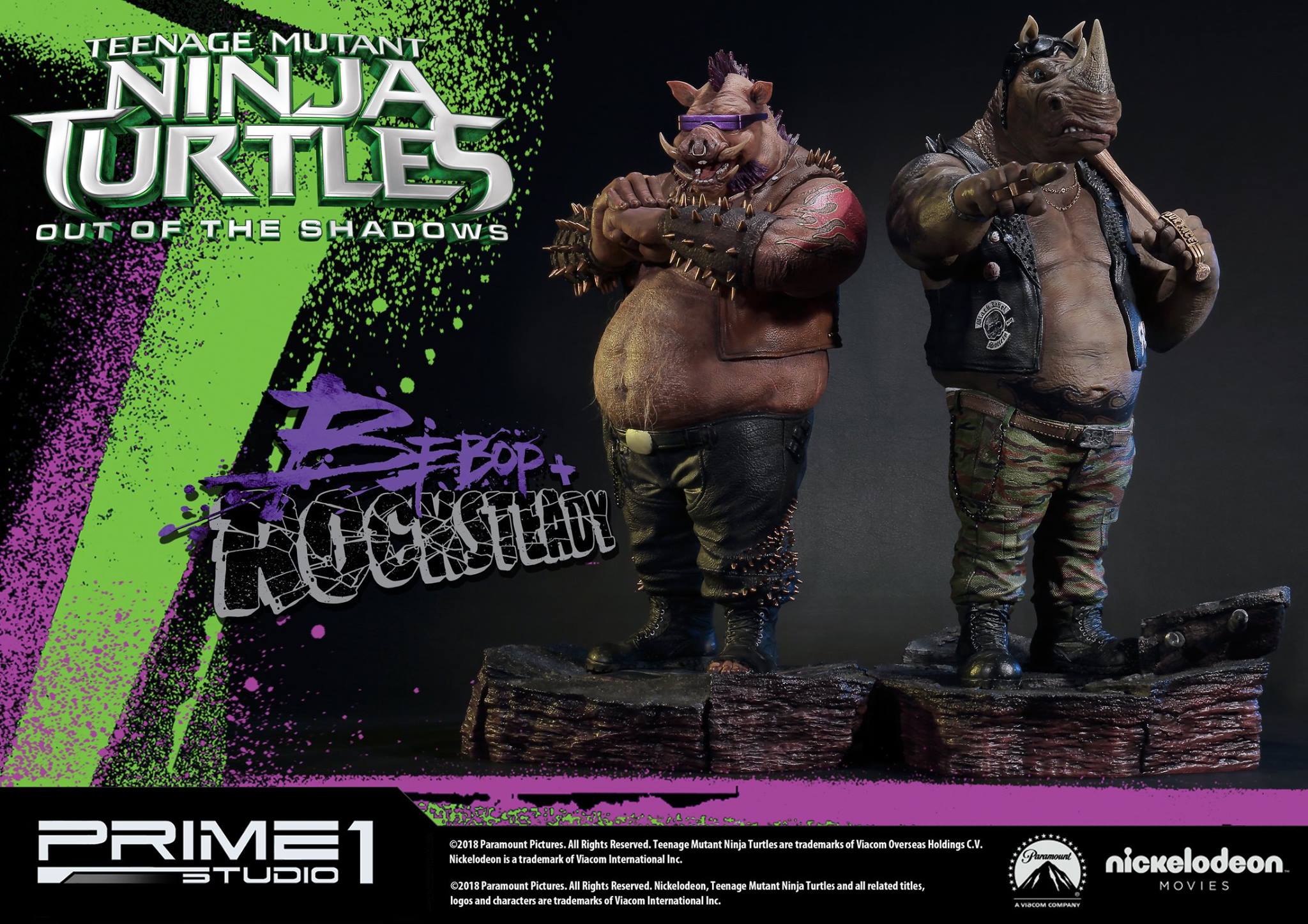 Teenage Mutant Ninja Turtles: Out of the Shadows - Rocksteady - Premium Masterline  (PMTMNT-02) - 1/4 (Prime 1 Studio) photo 12