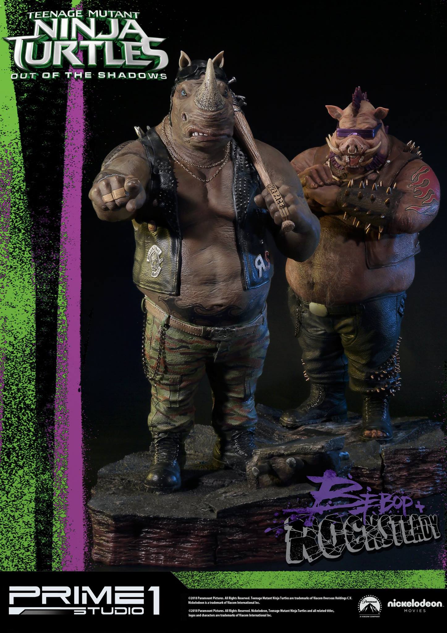 Teenage Mutant Ninja Turtles: Out of the Shadows - Rocksteady - Premium Masterline  (PMTMNT-02) - 1/4 (Prime 1 Studio) photo 13