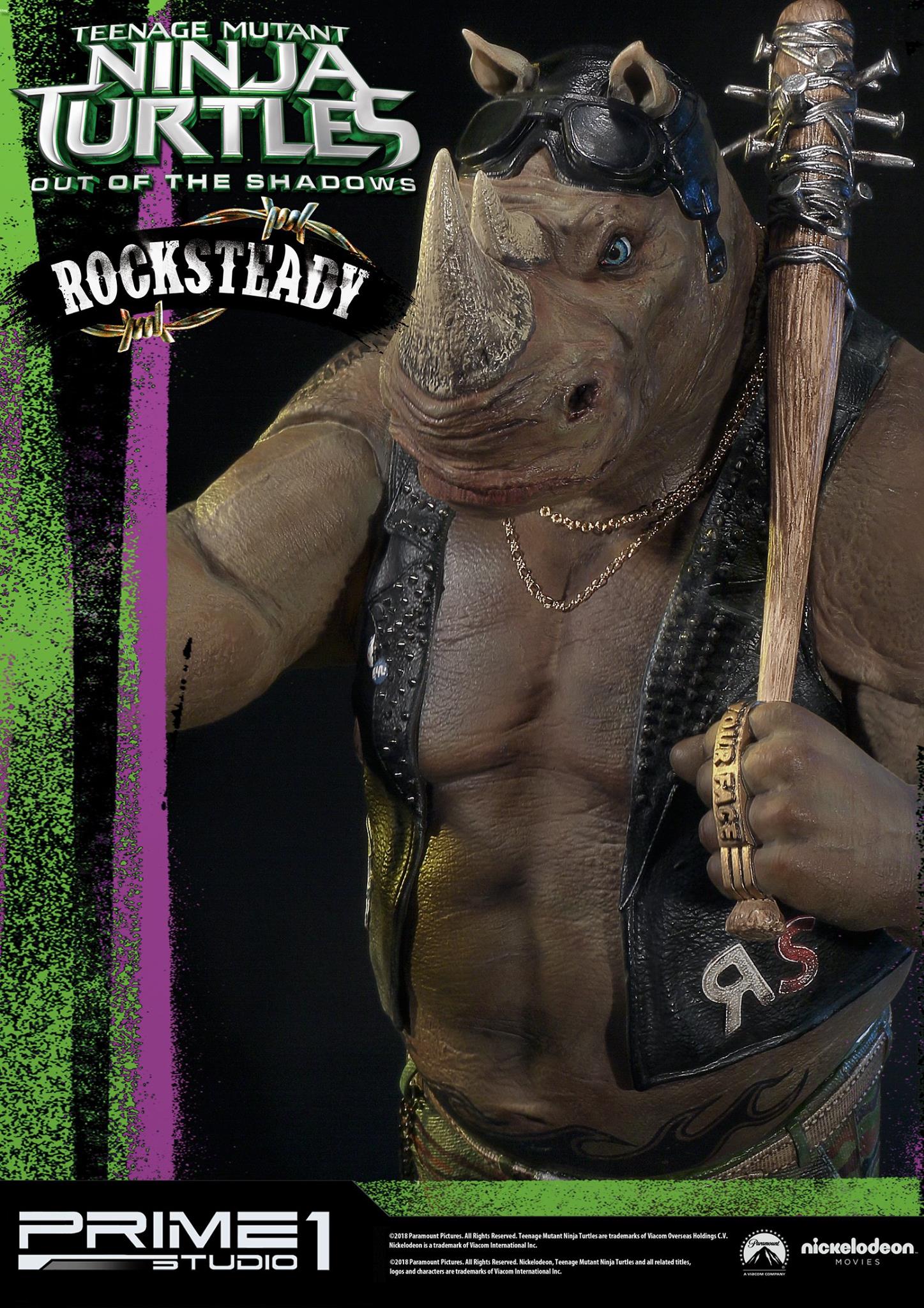 Teenage Mutant Ninja Turtles: Out of the Shadows - Rocksteady - Premium Masterline  (PMTMNT-02) - 1/4 (Prime 1 Studio) photo 24