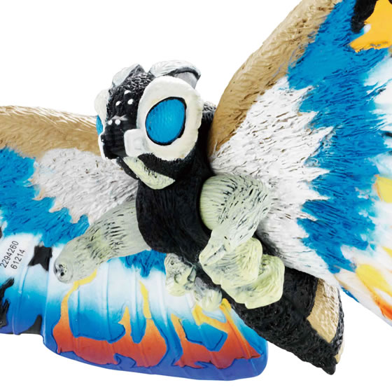 Mothra 3 King Ghidorah Raishuu - Rainbow Mothra - Movie Monster EX Series (Bandai) photo 2