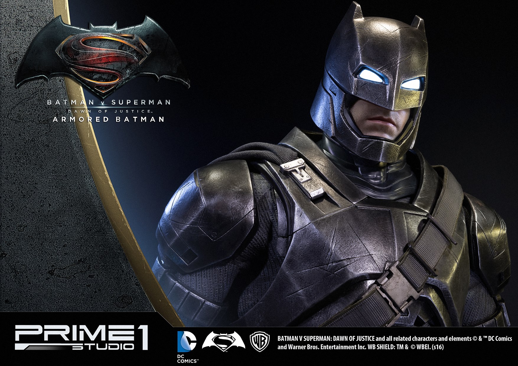 Batman v Superman: Dawn of Justice - Batman - High Definition Museum Masterline Series (HDMMDC-06) - 1/2 - Armored (Prime 1 Studio) photo 7