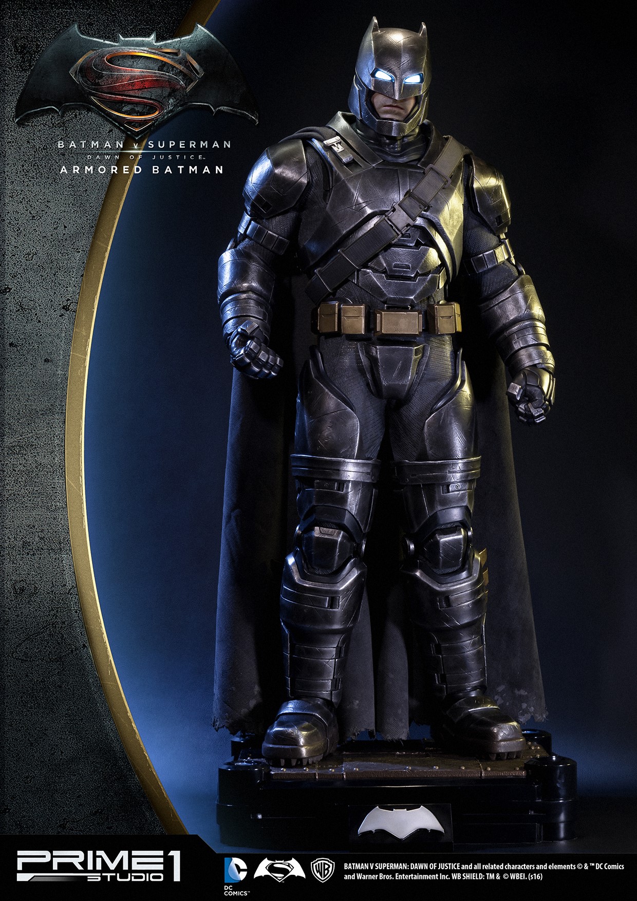 Batman v Superman: Dawn of Justice - Batman - High Definition Museum Masterline Series (HDMMDC-06) - 1/2 - Armored (Prime 1 Studio) photo 12