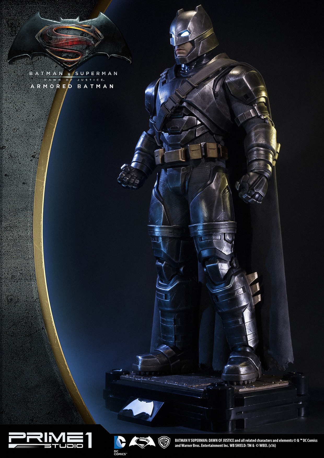 Batman v Superman: Dawn of Justice - Batman - High Definition Museum Masterline Series (HDMMDC-06) - 1/2 - Armored (Prime 1 Studio) photo 13
