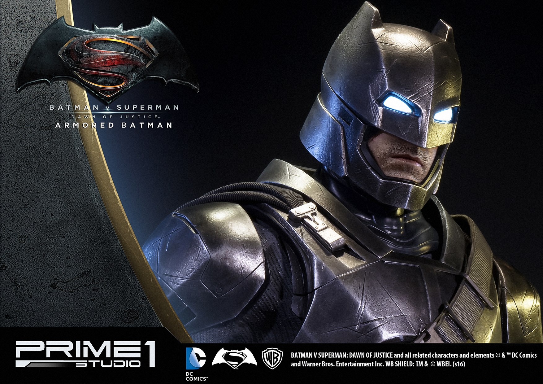 Batman v Superman: Dawn of Justice - Batman - High Definition Museum Masterline Series (HDMMDC-06) - 1/2 - Armored (Prime 1 Studio) photo 14