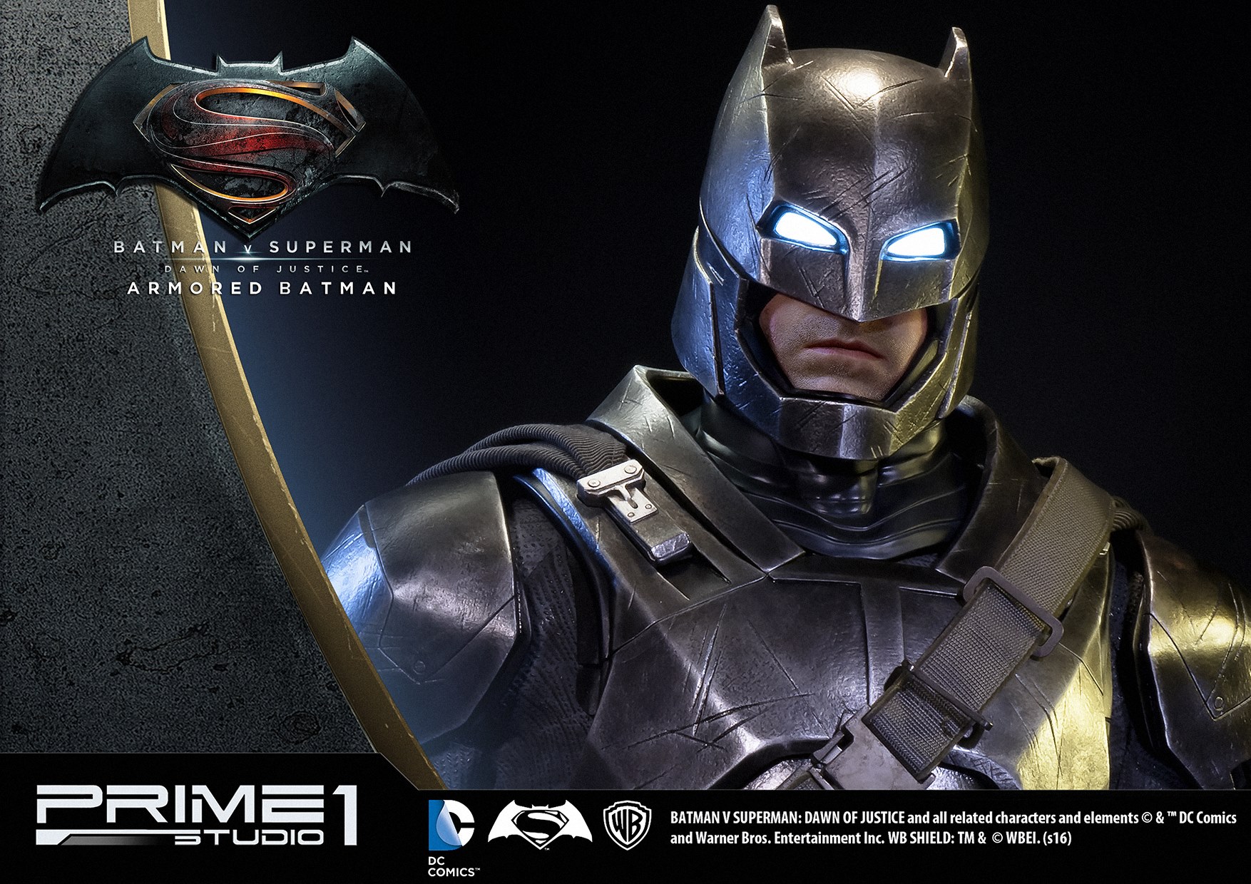 Batman v Superman: Dawn of Justice - Batman - High Definition Museum Masterline Series (HDMMDC-06) - 1/2 - Armored (Prime 1 Studio) photo 15