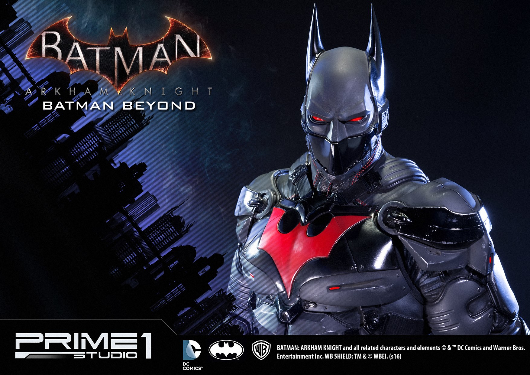 Batman: Arkham Knight - Batman - Museum Masterline Series  (MMDC-10) - 1/3 - Batman Beyond (Prime 1 Studio) photo 6
