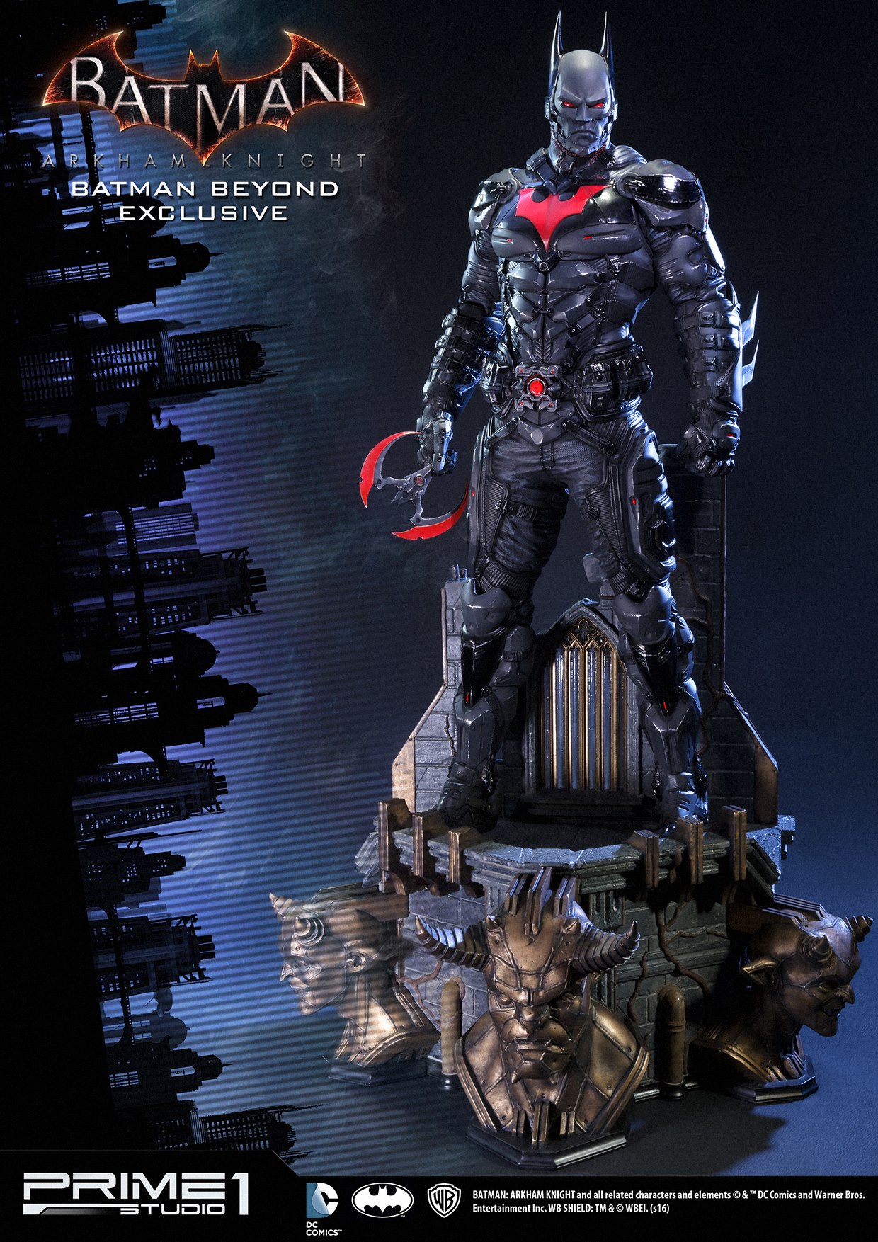 Batman: Arkham Knight - Batman - Museum Masterline Series  (MMDC-10) - 1/3 - Batman Beyond (Prime 1 Studio) photo 9