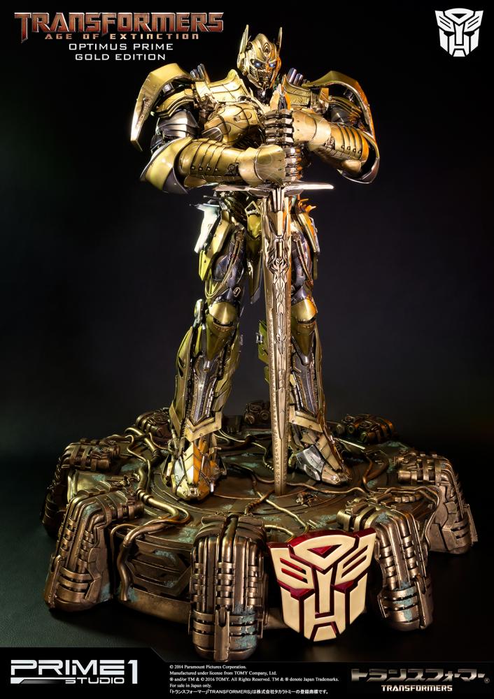 Transformers: Age of Extinction - Convoy - Museum Masterline Series  (MMTFM-07GL) - Knight Edition, Gold Edition (Prime 1 Studio) photo 6