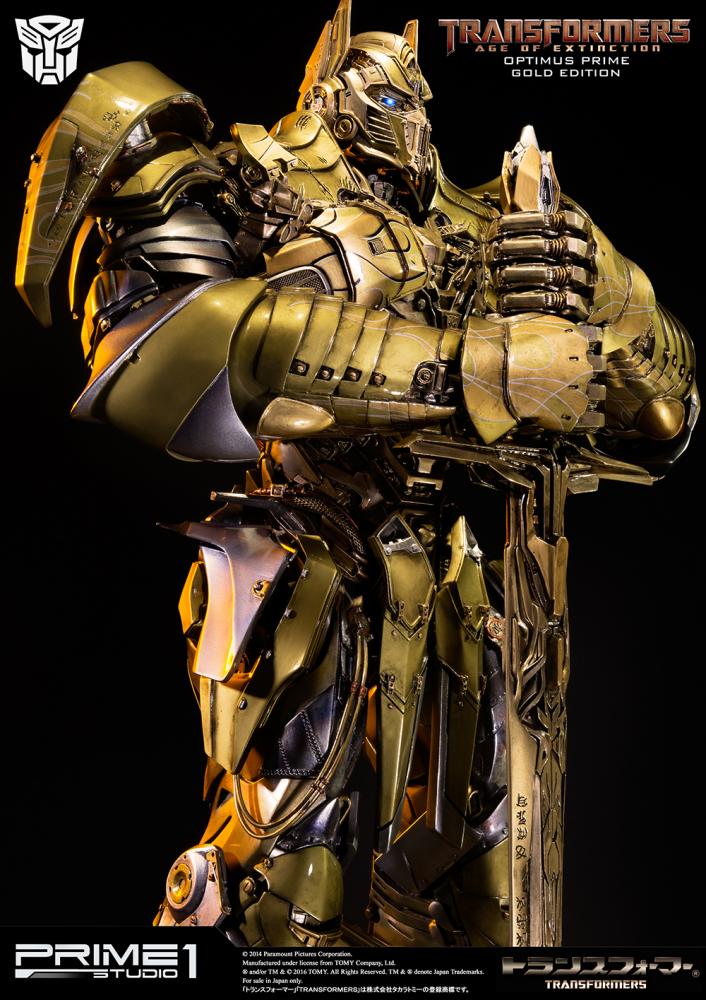 Transformers: Age of Extinction - Convoy - Museum Masterline Series  (MMTFM-07GL) - Knight Edition, Gold Edition (Prime 1 Studio) photo 8