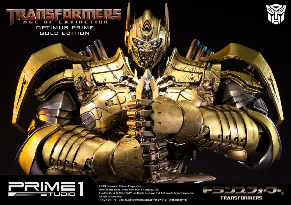 Transformers: Age of Extinction - Convoy - Museum Masterline Series  (MMTFM-07GL) - Knight Edition, Gold Edition (Prime 1 Studio) photo 9