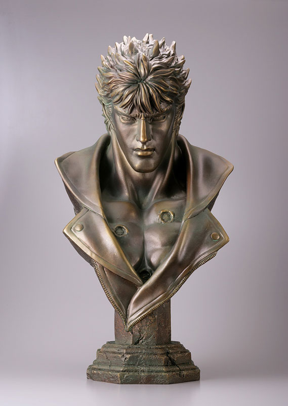 Hokuto no Ken - Kenshirou - Bust - Mega Sofubi Advance (MSA-012) - Bronze-style Ver. (Kaiyodo) photo 3