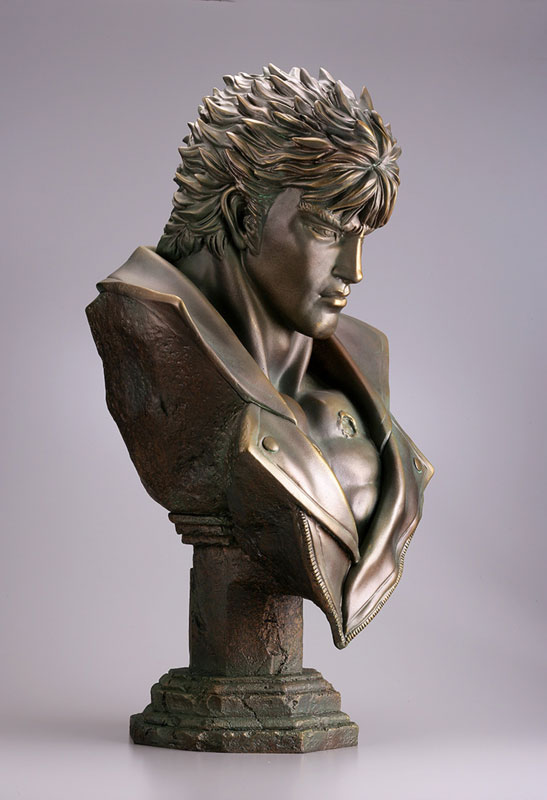 Hokuto no Ken - Kenshirou - Bust - Mega Sofubi Advance (MSA-012) - Bronze-style Ver. (Kaiyodo) photo 4