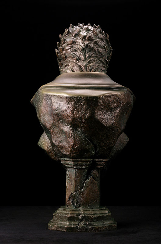 Hokuto no Ken - Kenshirou - Bust - Mega Sofubi Advance (MSA-012) - Bronze-style Ver. (Kaiyodo) photo 6