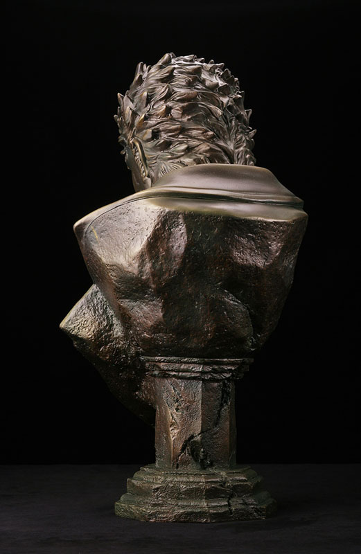 Hokuto no Ken - Kenshirou - Bust - Mega Sofubi Advance (MSA-012) - Bronze-style Ver. (Kaiyodo) photo 7