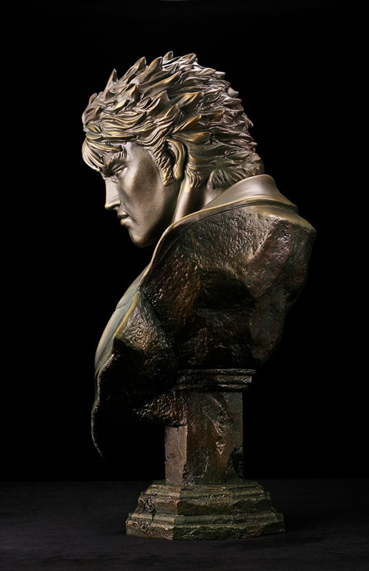 Hokuto no Ken - Kenshirou - Bust - Mega Sofubi Advance (MSA-012) - Bronze-style Ver. (Kaiyodo) photo 8