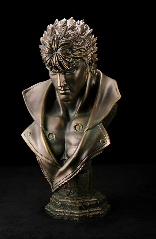 Hokuto no Ken - Kenshirou - Bust - Mega Sofubi Advance (MSA-012) - Bronze-style Ver. (Kaiyodo) photo 10
