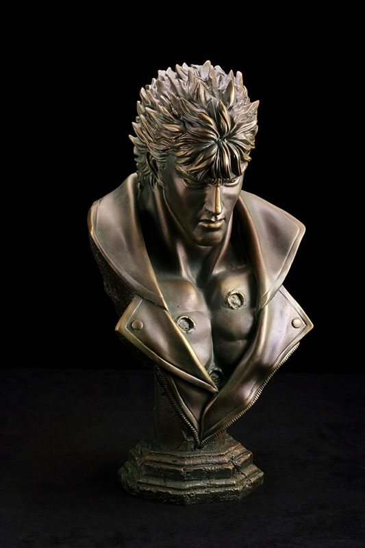 Hokuto no Ken - Kenshirou - Bust - Mega Sofubi Advance (MSA-012) - Bronze-style Ver. (Kaiyodo) photo 13
