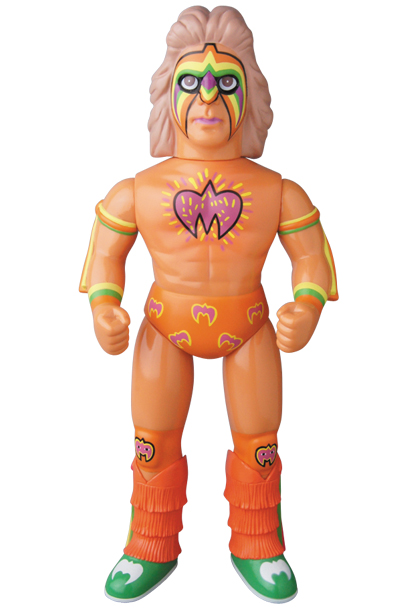 WWE - Ultimate Warrior - Soft Vinyl Fighting Series - Chest paint version (Medicom Toy) photo 3