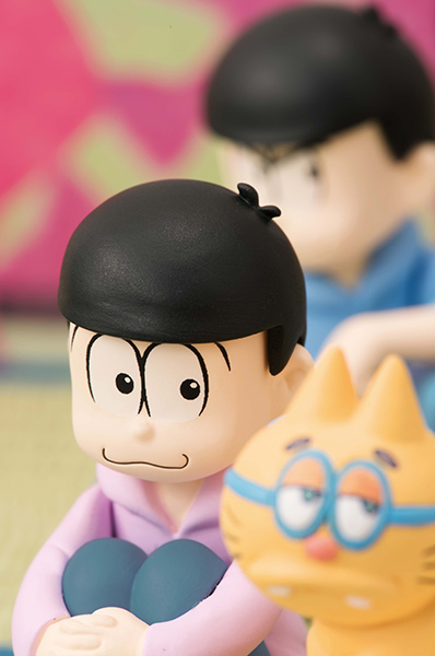Osomatsu-san - ESP Nyanko - Matsuno Choromatsu - Matsuno Ichimatsu - Matsuno Jyushimatsu - Matsuno Karamatsu - Matsuno Osomatsu - Matsuno Todomatsu - Palmate  Petit - Chabudai Shuugou! Set (MegaHouse) photo 3