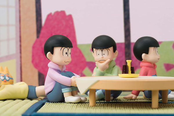 Osomatsu-san - ESP Nyanko - Matsuno Choromatsu - Matsuno Ichimatsu - Matsuno Jyushimatsu - Matsuno Karamatsu - Matsuno Osomatsu - Matsuno Todomatsu - Palmate  Petit - Chabudai Shuugou! Set (MegaHouse) photo 5