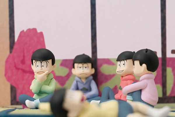 Osomatsu-san - ESP Nyanko - Matsuno Choromatsu - Matsuno Ichimatsu - Matsuno Jyushimatsu - Matsuno Karamatsu - Matsuno Osomatsu - Matsuno Todomatsu - Palmate  Petit - Chabudai Shuugou! Set (MegaHouse) photo 10