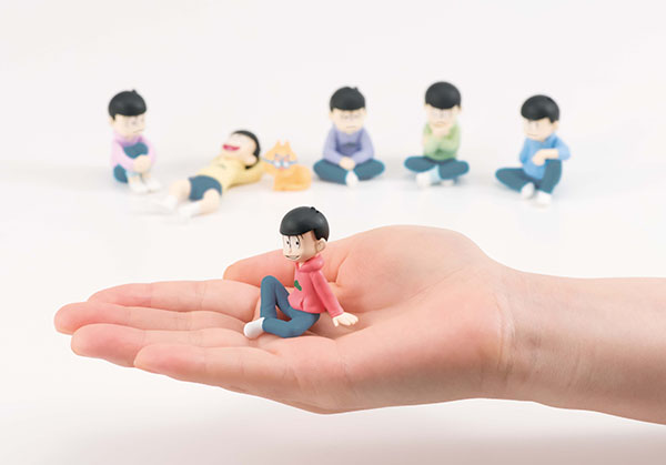 Osomatsu-san - ESP Nyanko - Matsuno Choromatsu - Matsuno Ichimatsu - Matsuno Jyushimatsu - Matsuno Karamatsu - Matsuno Osomatsu - Matsuno Todomatsu - Palmate  Petit - Chabudai Shuugou! Set (MegaHouse) photo 11