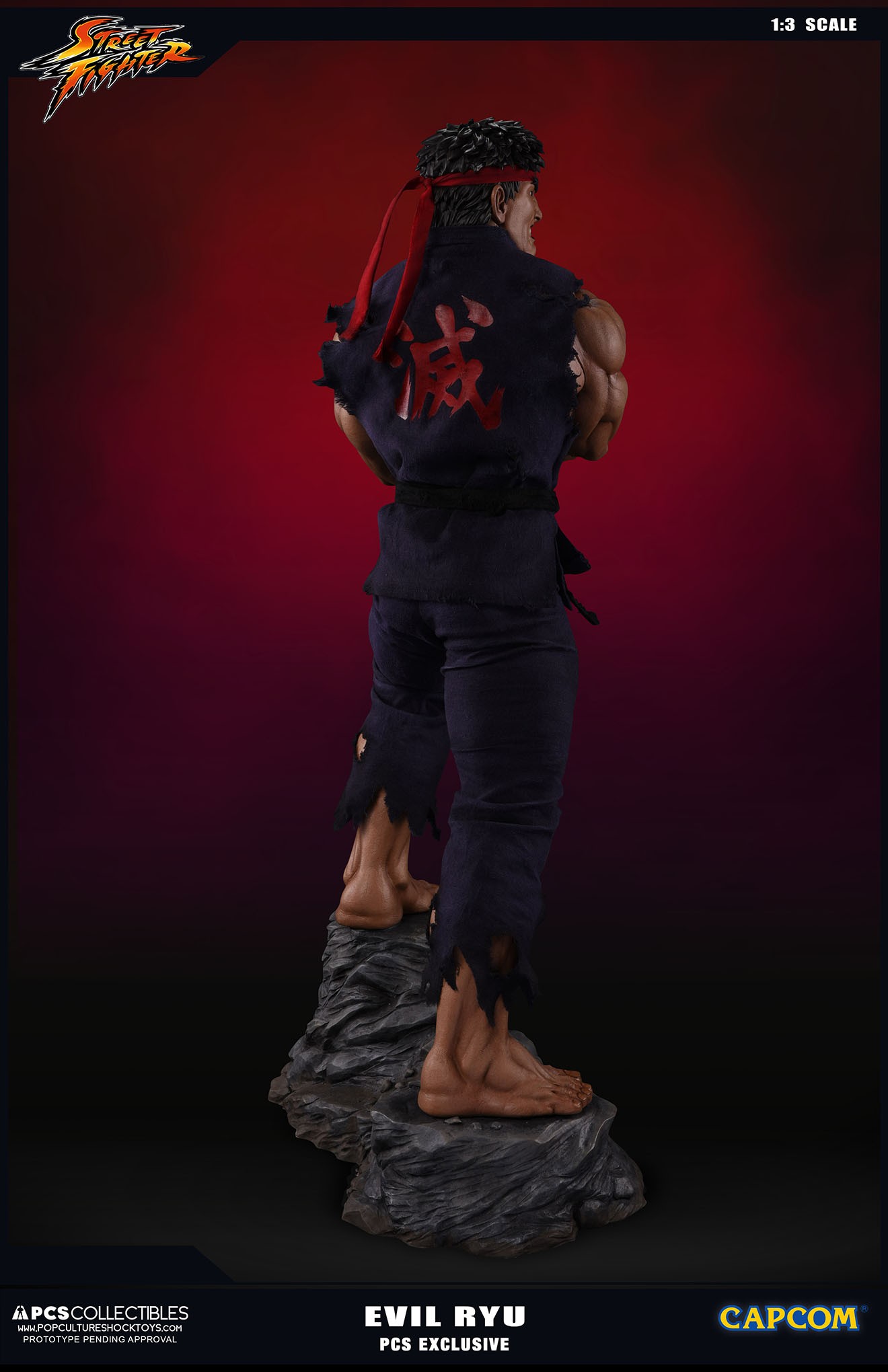 Street Fighter Zero - Satsui no Hadou ni Mezameta Ryuu - Mixed Media - 1/3 - PCS Exclusive, Evil Ryu (Premium Collectibles Studio) photo 10